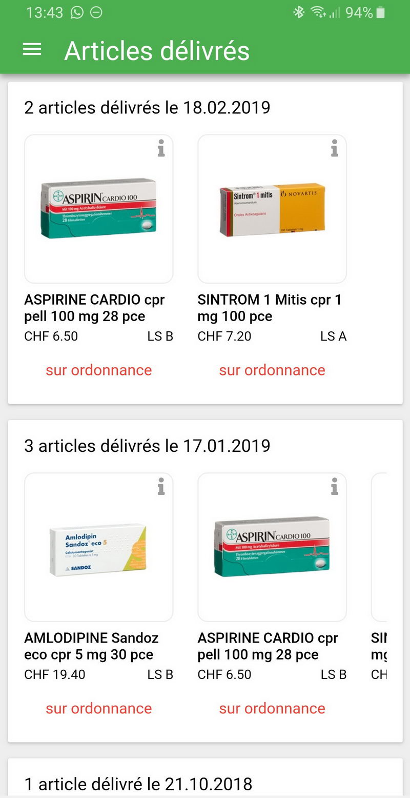 Commander avec notre App